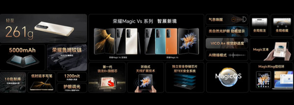 荣耀Magic Vs